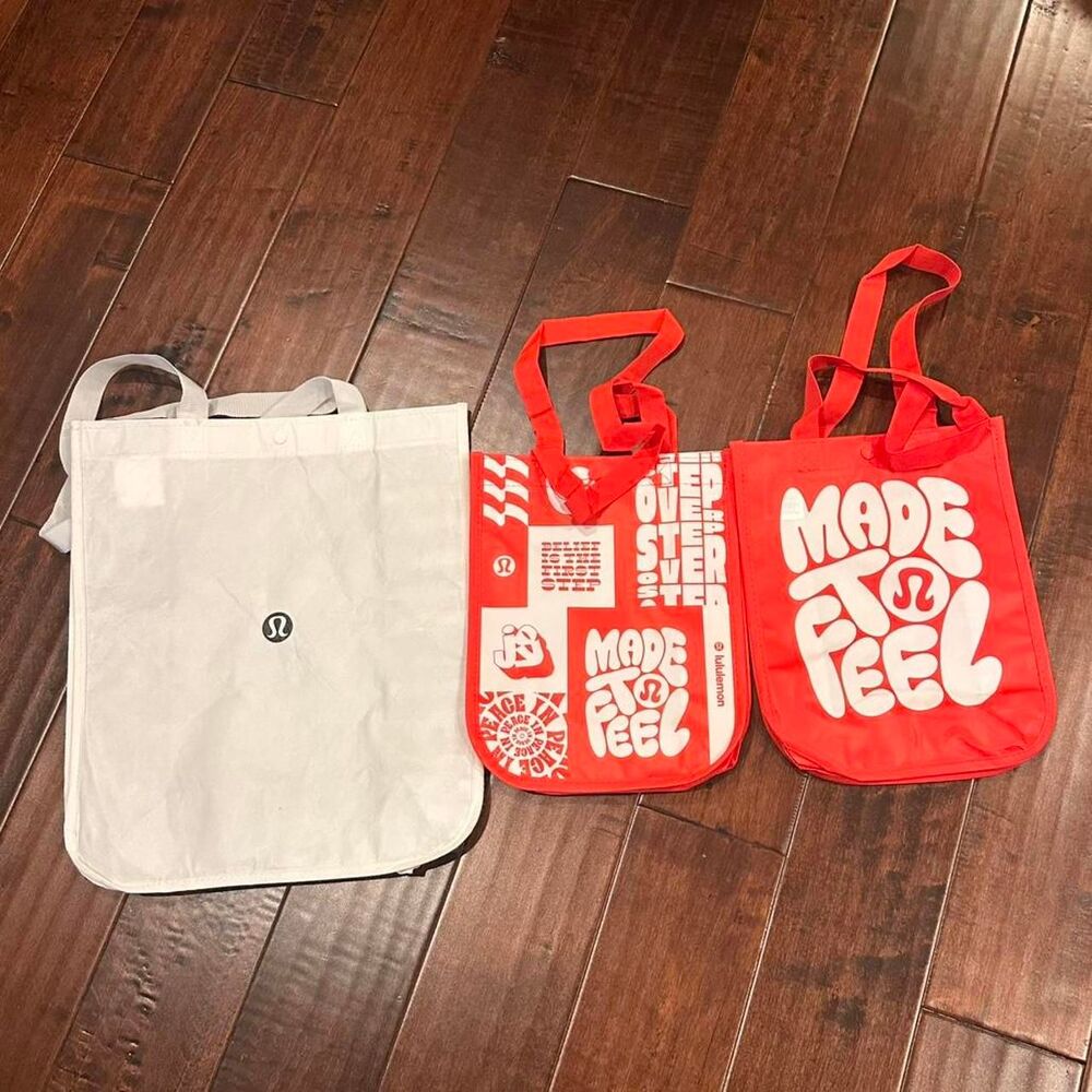 Lululemon Reusable Shopping Totes - New - Picture 2 of 2